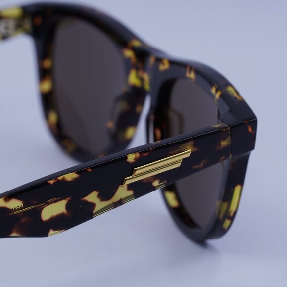 Bottega Veneta BV1001S 002 Sunglasses Havana Square Frame, Brown Lenses - Picture 11 of 11